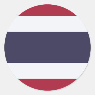 Adesivo Redondo Bandeira da Tailândia