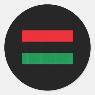 Adesivo Redondo Bandeira da Unia Pan-Africana Mapa Continente Hist