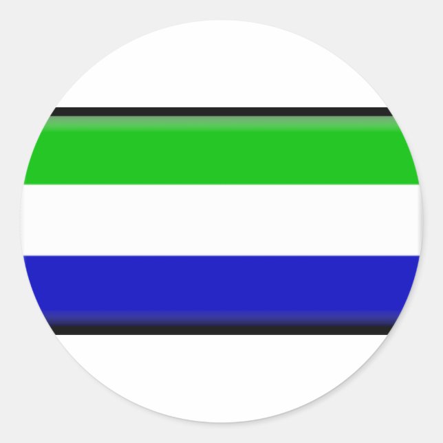 Adesivo Redondo Bandeira das Ilhas Galápagos (Frente)