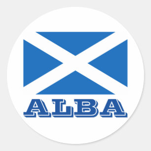 Adesivo Redondo Bandeira de Alba