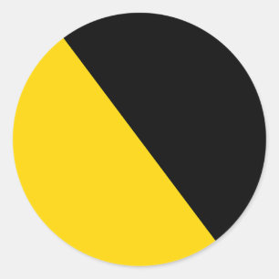 Adesivo Redondo Bandeira de Ancap Anarchocapitalist