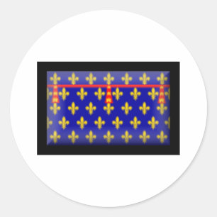 Adesivo Redondo Bandeira de France-Artois