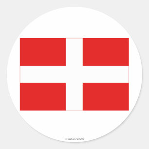 Adesivo Redondo Bandeira de Haute-Sabóia
