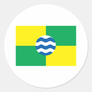 Adesivo Redondo Bandeira de Nairobi