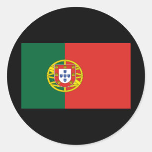 Adesivo Redondo Bandeira de Portugal