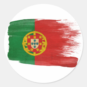 Adesivo Redondo Bandeira de Portugal
