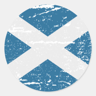 ADESIVO REDONDO BANDEIRA DE SCOTLAND