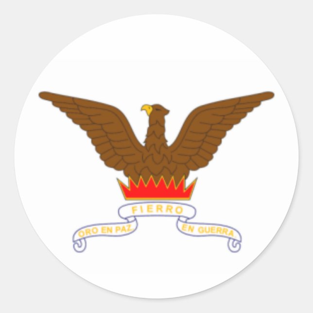 Adesivo Redondo Bandeira de Vintage em São Francisco (Frente)