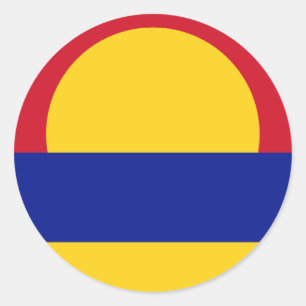 Adesivo Redondo Bandeira do Atol Palmyra