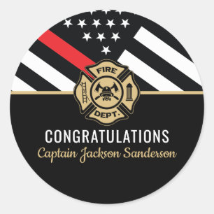 Adesivo Redondo Bandeira do Corpo de Bombeiros de Retirada
