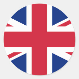 Adesivo Redondo Bandeira do Reino Unido