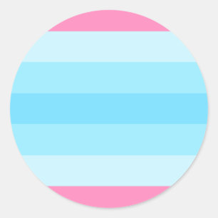 Adesivo Redondo bandeira do transmasculine