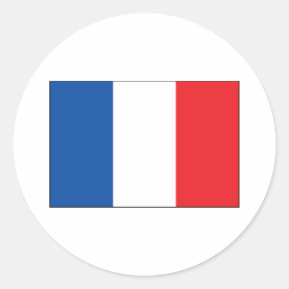 Adesivo Redondo Bandeira França