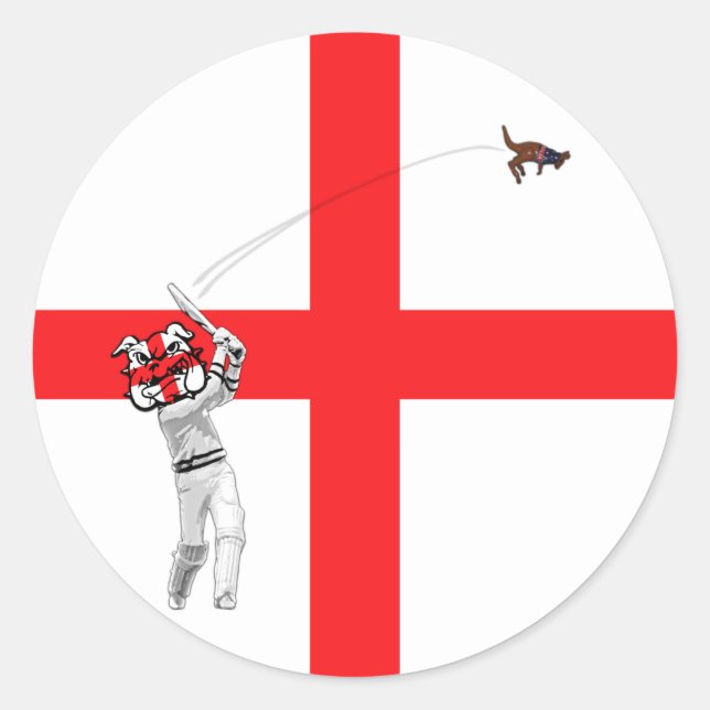 Adesivo Redondo bandeira inglesa (Frente)