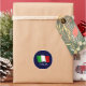 Adesivo Redondo Bandeira ondulada do melhor vendedor de Italia (Holiday)