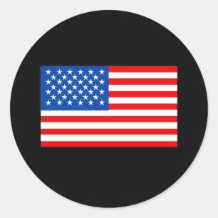 Adesivo Redondo Bandeiras dos Estados Unidos