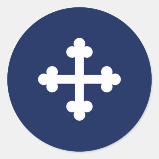 Adesivo Redondo Bandeja Azul