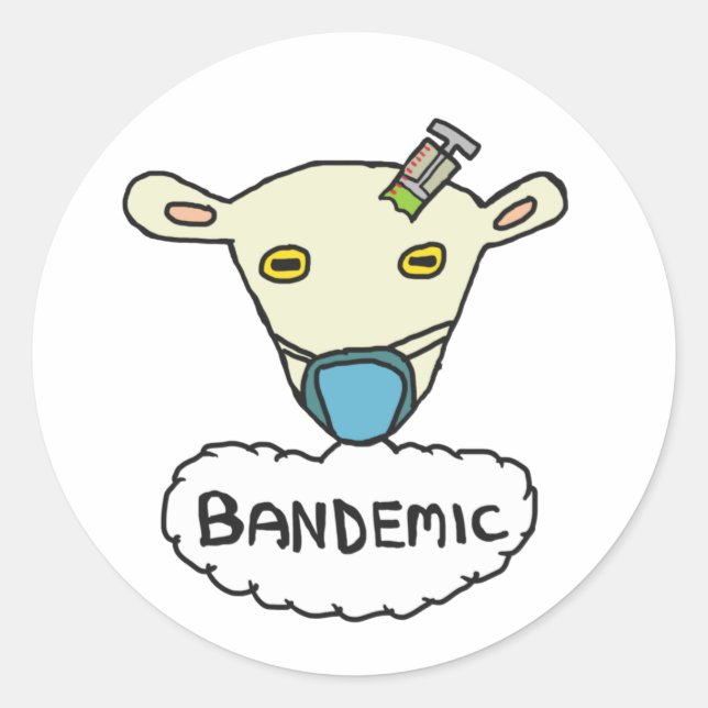 Adesivo Redondo Bandêmica (Frente)