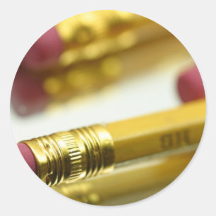 Adesivo Redondo Bando De Lápis