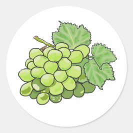 Adesivo Redondo Bando de Uvas