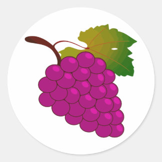 Adesivo Redondo Bando de uvas