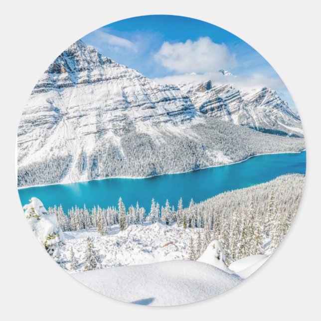 Adesivo Redondo Banff, Canada Tote Bag (Frente)