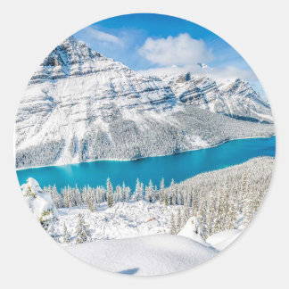Adesivo Redondo Banff, Canada Tote Bag