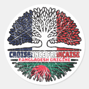 Adesivo Redondo Bangladesh Bangladesh Bangladesh França, França, R