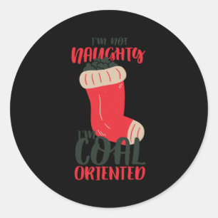 Adesivo Redondo Banho de carvão de Natal