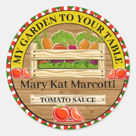 Adesivo Redondo Banido da Fazenda do Jardim