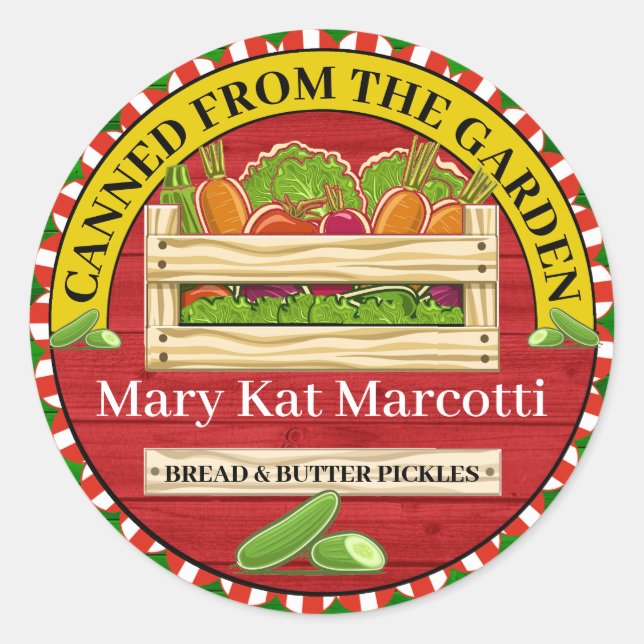 Adesivo Redondo Banido da Fazenda do Jardim (Frente)