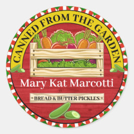 Adesivo Redondo Banido da Fazenda do Jardim