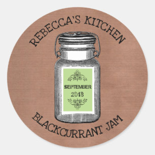 Adesivo Redondo Banimento Russo Jar Vintage  Emperramento