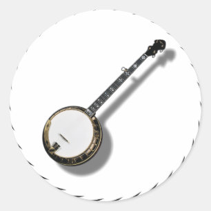 ADESIVO REDONDO BANJO - STICKER