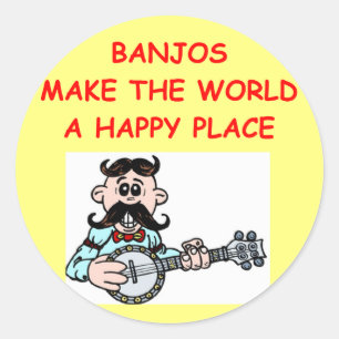 Adesivo Redondo banjos