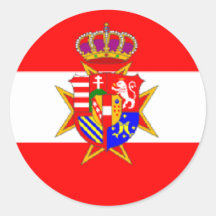 Banner branco vermelho Grão-Ducado da Toscana