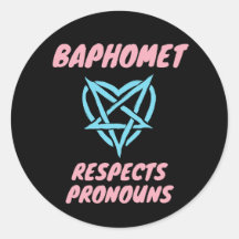 Baphomet Respeita Pronouns Transgender