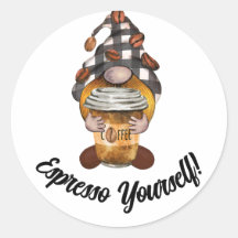 Baqueta de café Expresso, engraçada e engraçada