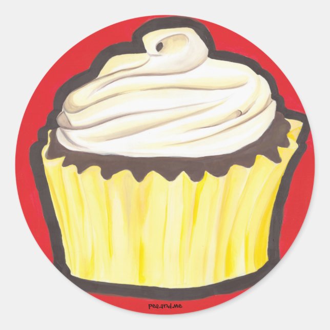 Adesivo Redondo Baquetas doces (Frente)