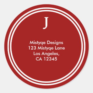 Adesivo Redondo Bar brilhante/adesivos Mitzvah Monogramas