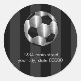 Adesivo Redondo Bar Mitzvah Silver Balls