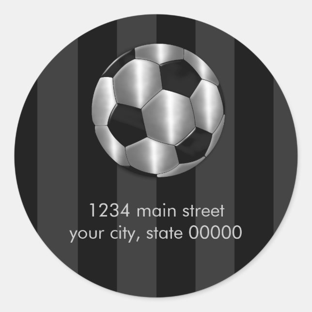 Adesivo Redondo Bar Mitzvah Silver Balls (Frente)