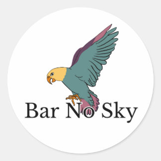 Adesivo Redondo Bar No Sky Sticker