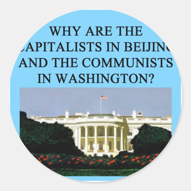 Adesivo Redondo barack obama socialista democrático (Frente)