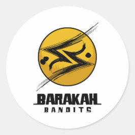 Adesivo Redondo Barakah Bandits™ Round Stickers