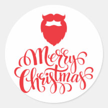 Barba Papai noel de Natal