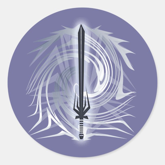 Adesivo Redondo bárbaro (Frente)