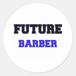 Adesivo Redondo Barber Futuro