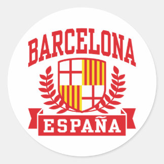 Adesivo Redondo Barcelona