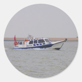 Adesivo Redondo Barco de Segurança